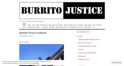 Desktop Screenshot of burritojustice.com